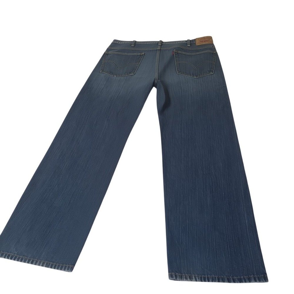Levi's 569 Loose Straight Jeans Mens 38x32 Blue Denim Medium Wash 5-Pocket - Picture 2 of 12